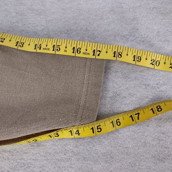 Express Cotton Blend Tricot Tan Sweater (Size Large) & Skirt (Size Medium) Set - Picture 11 of 16